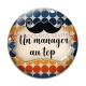 Cabochon Verre - un manager au top
