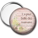 Miroir de poche - la plus belle des mamans