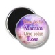 Magnet's - une jolie maman une jolie rose