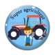 Cabochon Verre - super agriculteur