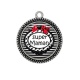 Pendentif Cabochon Argent - super maman