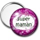 Miroir de poche - super maman