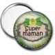 Miroir de poche - super maman