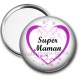 Miroir de poche - super maman