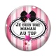 Cabochon Verre - je suis une maman au top