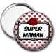 Miroir de poche - super maman