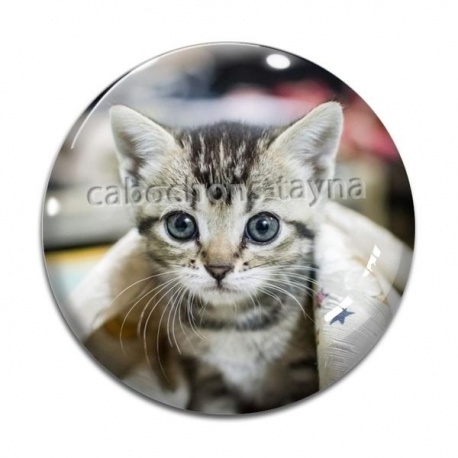 Cabochon Verre - chaton