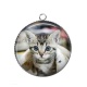 Pendentif Cabochon Argent - chaton