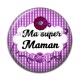 Cabochon Résine - super maman