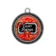 Pendentif Cabochon Argent - super maman