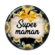 Cabochon Résine - super maman