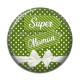 Cabochon Résine - super maman