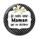 Cabochon Résine - je suis une maman qui déchire