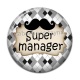 Cabochon Résine - super manager