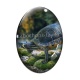 Cabochon Verre Ovale - tortue