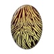 Cabochon Résine Ovale - fond peau