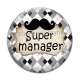 Cabochon Verre - super manager