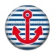 Cabochon Résine - ancre de bateau