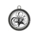 Pendentif Cabochon Argent - étoile de mer