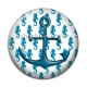 Cabochon Résine - ancre de bateau