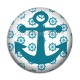 Cabochon Résine - ancre de bateau
