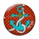 Cabochon Verre - ancre de bateau