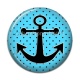 Cabochon Résine - ancre de bateau