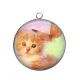 Pendentif Cabochon Argent - chaton