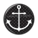 Cabochon Résine - ancre de bateau
