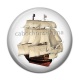 Cabochon Résine - bateau