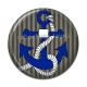 Cabochon Résine - ancre de bateau