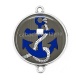 Connecteur Cabochon Argent - ancre de bateau