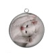 Pendentif Cabochon Argent - chaton