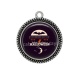 Pendentif Cabochon Argent - Halloween