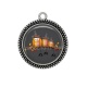 Pendentif Cabochon Argent - Halloween