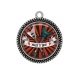 Pendentif Cabochon Argent - rock N roll