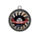 Pendentif Cabochon Argent - rock N roll