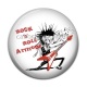Cabochon Résine - rock N roll attitude