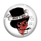 Cabochon Verre - rock N roll