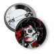 Badge - femme gothique