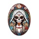 Cabochon Résine Ovale - squelette gotique