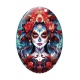Cabochon Verre Ovale - femme gothique