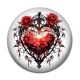 Cabochon Résine - coeur