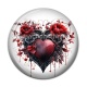 Cabochon Résine - coeur