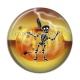 Cabochon Résine - squelette halloween 