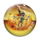 Cabochon Verre - squelette halloween 