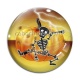 Cabochon Verre - squelette halloween 