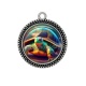 Pendentif Cabochon Argent - tortue