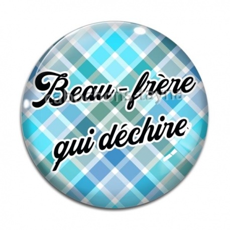 Cabochon Verre - beau frère qui déchire
