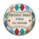 Cabochon Résine - meilleur beau père du monde